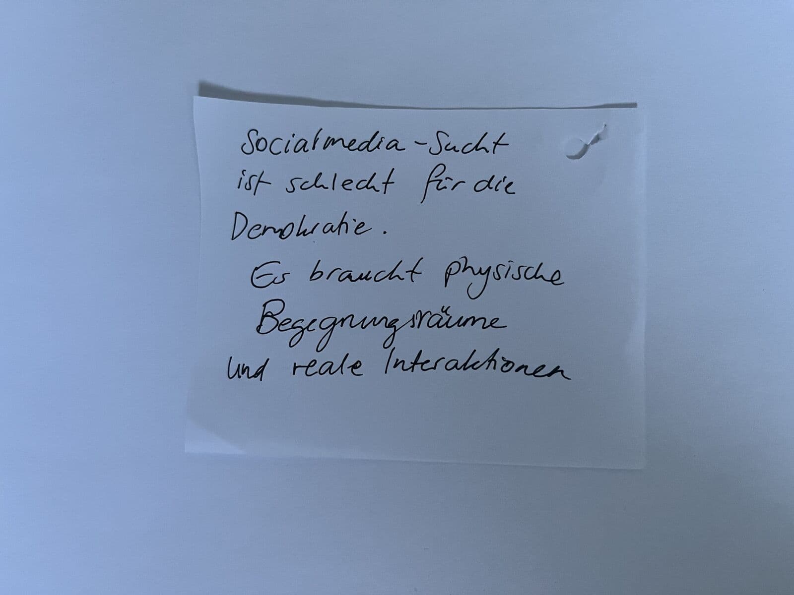 Demokratie Dialogschleife