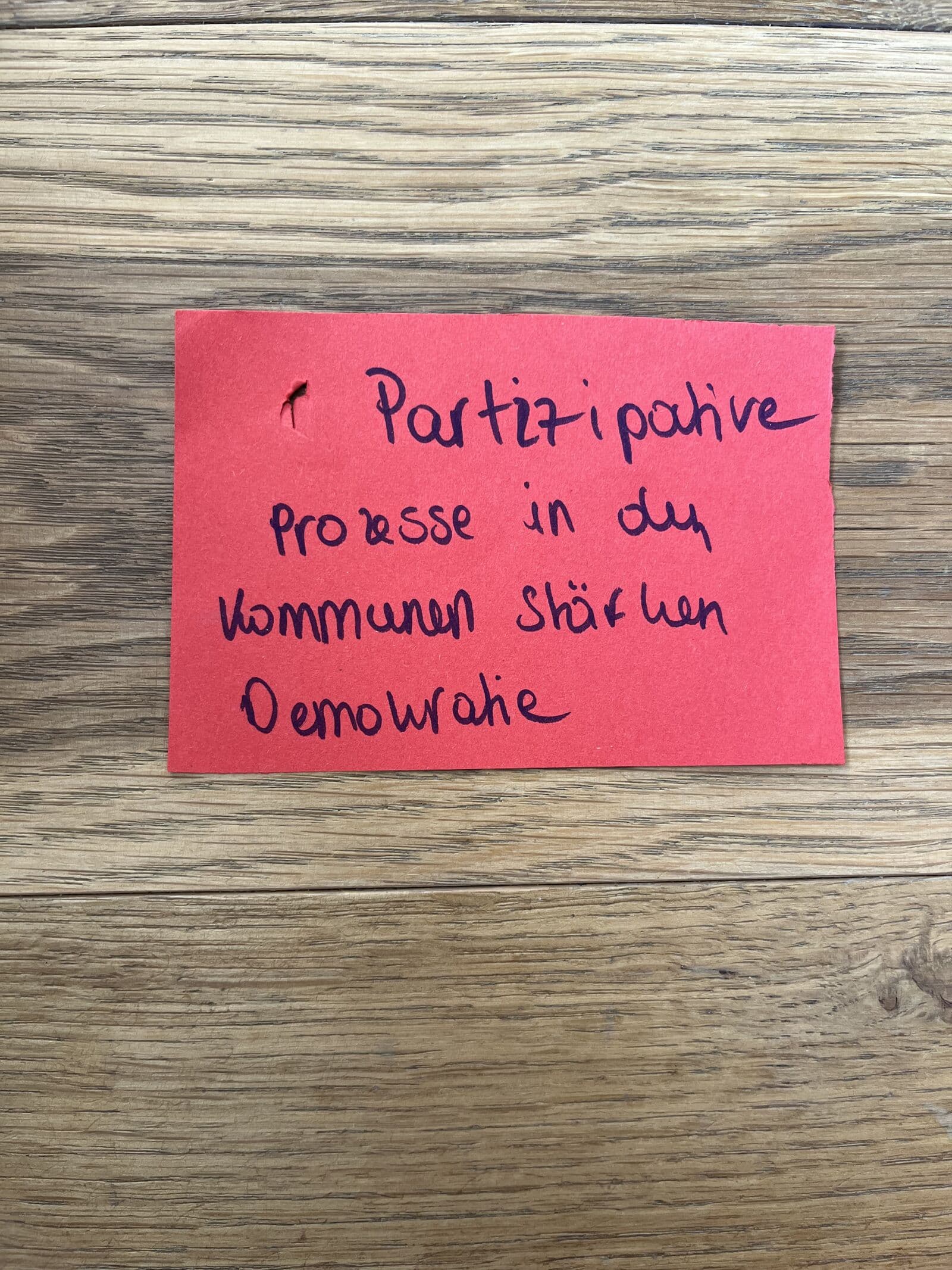 Demokratie Dialogschleife