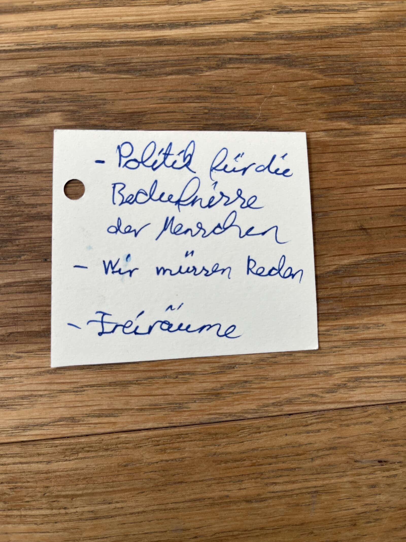 Demokratie Dialogschleife