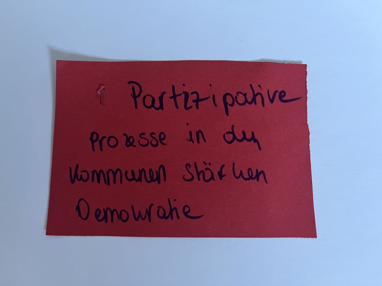 Demokratie Dialogschleife