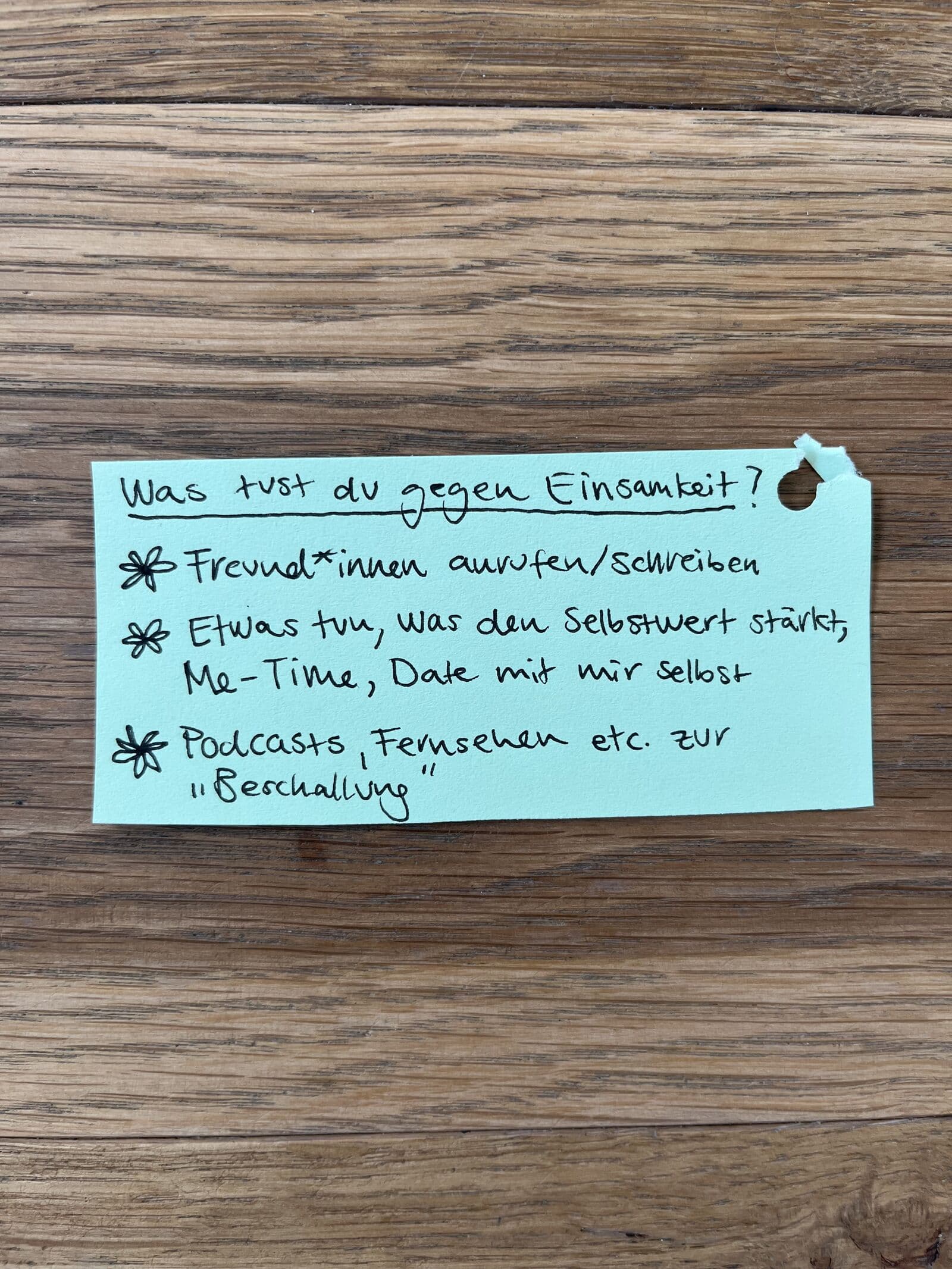 Einsamkeit Dialogschleife