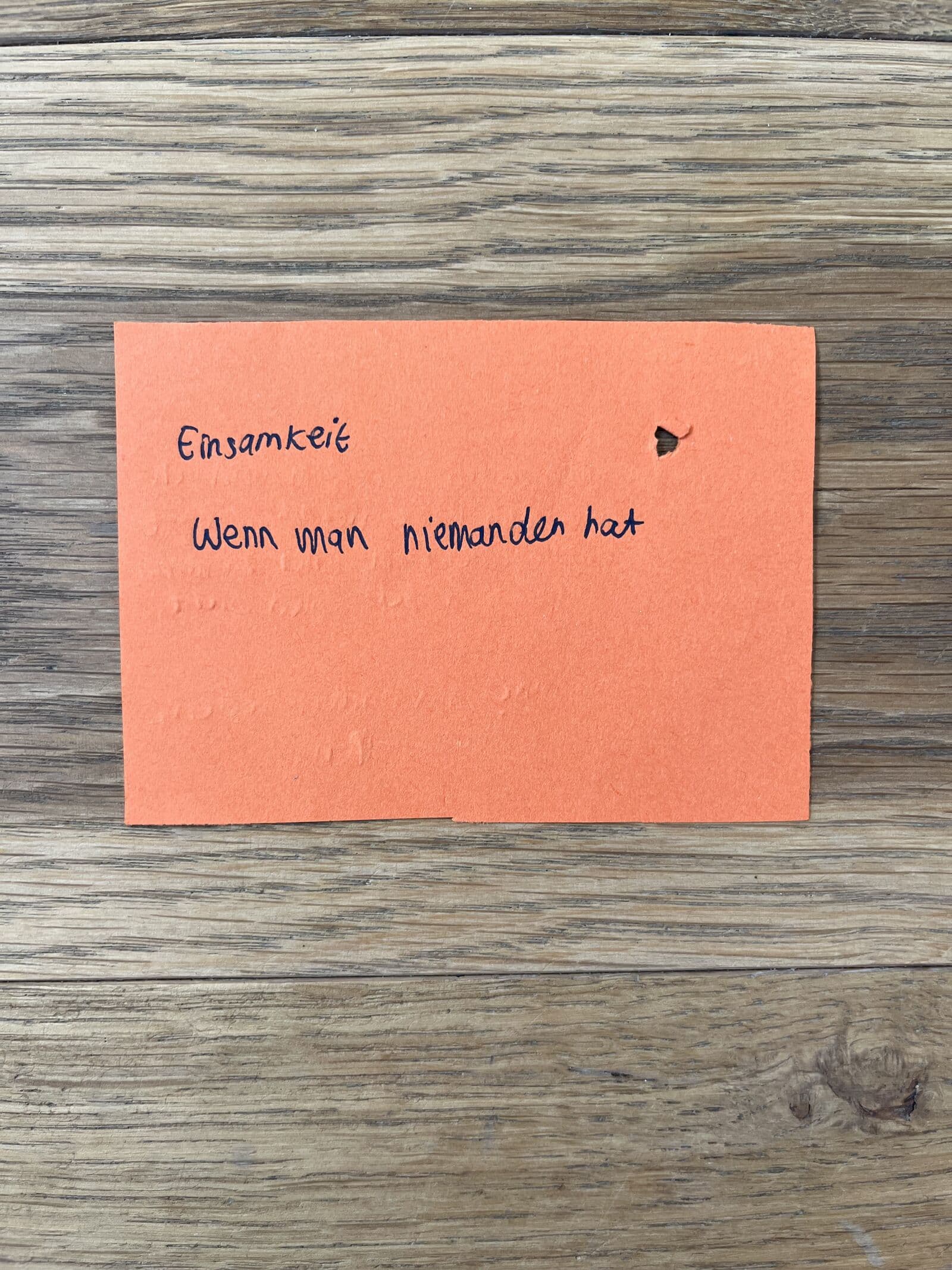 Einsamkeit Dialogschleife