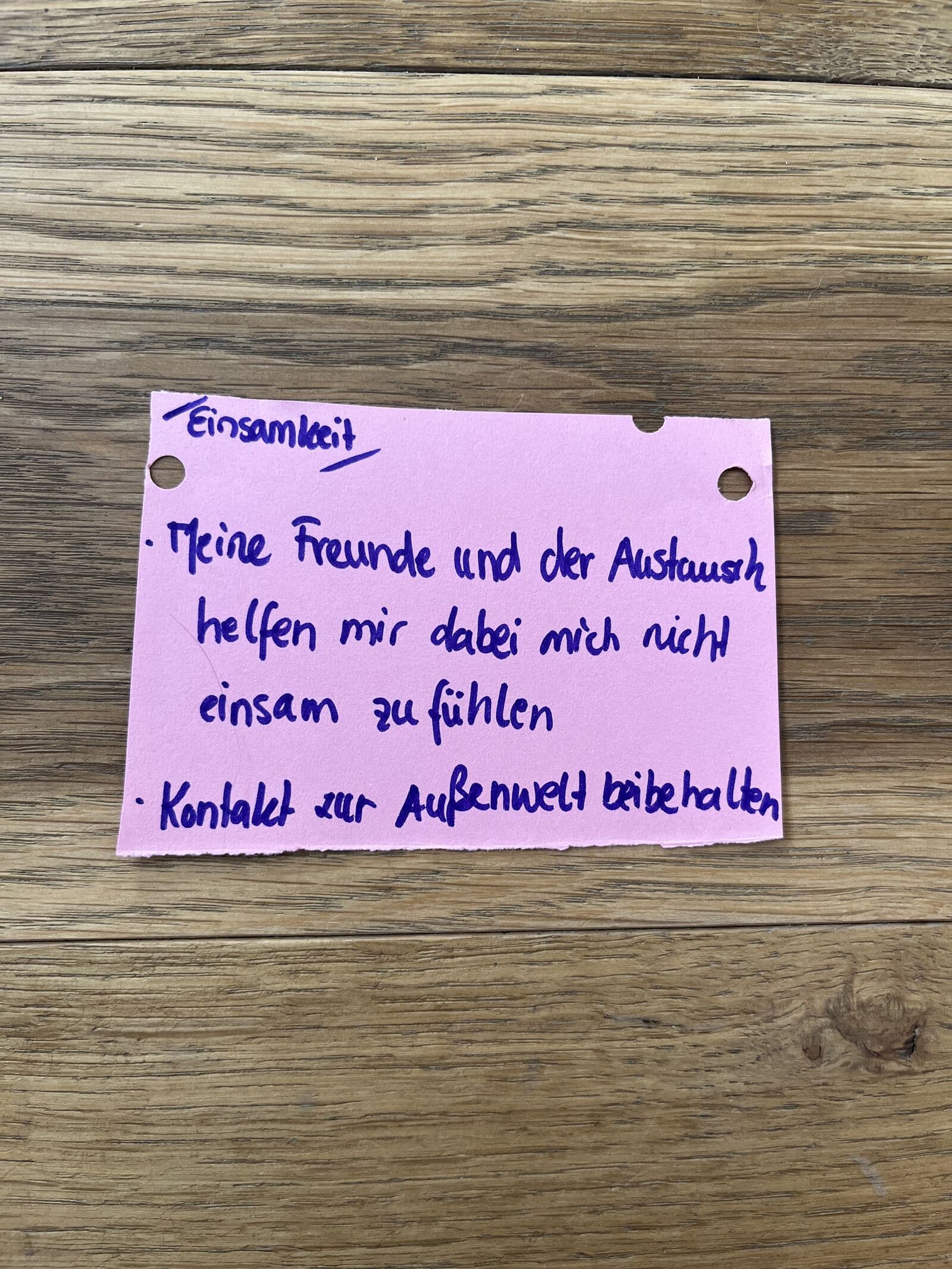 Einsamkeit Dialogschleife