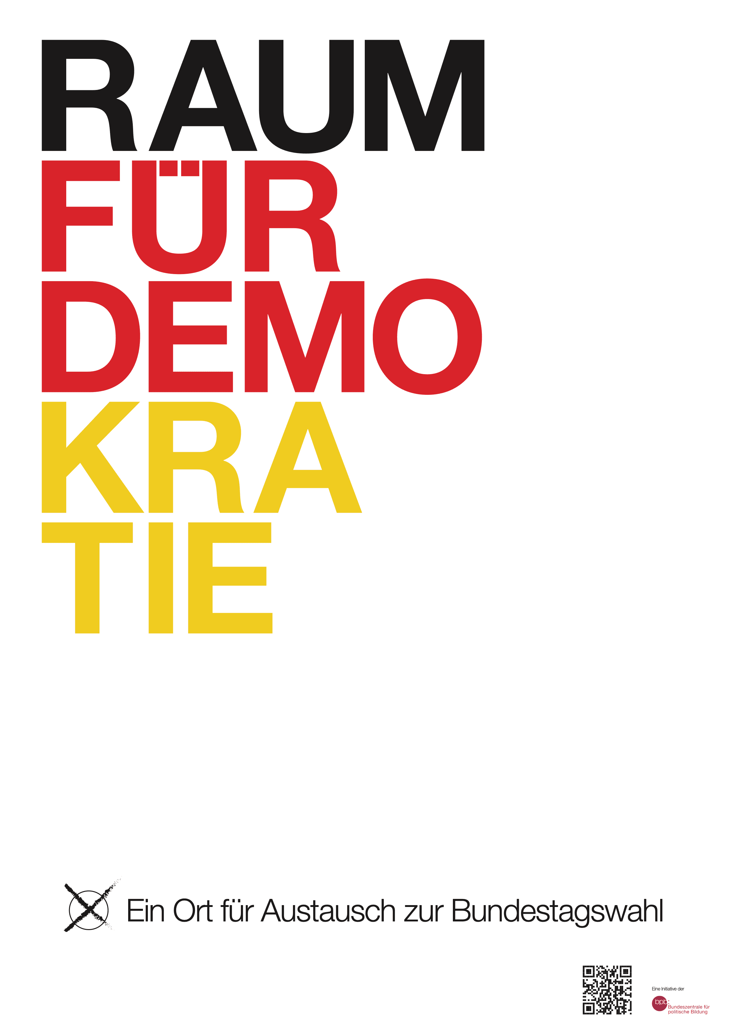 bpb Poster Raum für Demokratie